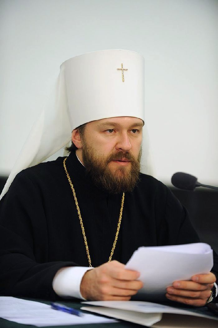 Metropolita Hilarion di Volokolamsk, presidente del Dipartimento per le relazioni ecclesiastiche esterne del Patriarcato di Mosca.
