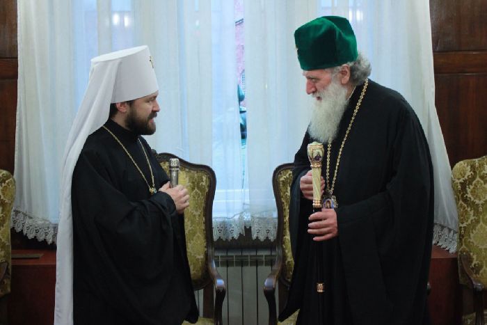 Sofia - Il Patriarca Neofit incontra il metropolita Hilarion di Volokolamsk  