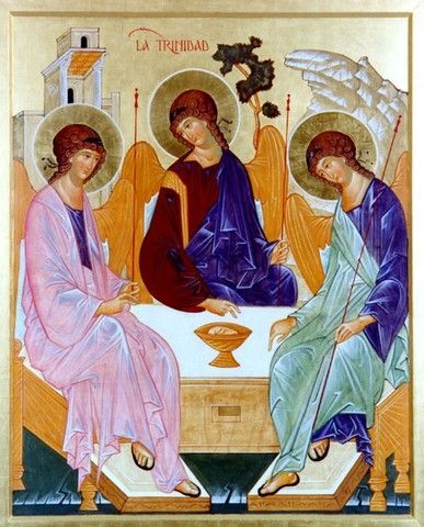 Icona della Santa Trinità di Andrej Rublëv 