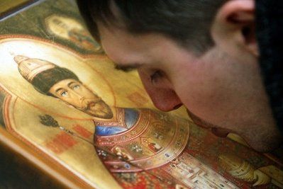 San Pietroburgo - Icona miracolosa di Nicola II, imperatore martire