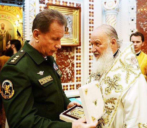 Il Patriarca Kirill e il generale Zolotov