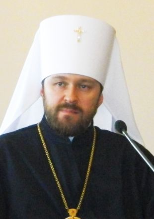 Il metropolita Hilarion di Volokolamsk, presidente del Dipartimento per le relazioni ecclesiastiche esterne del Patriarcato di Mosca