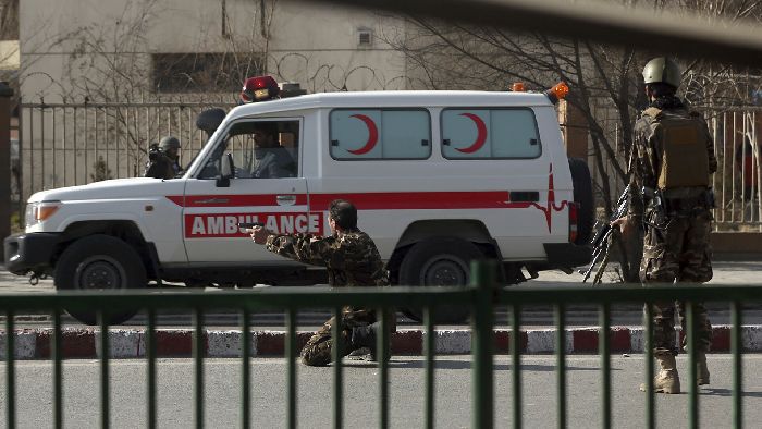 Ambulanza afghana. © AP Photo / Massoud Hossaini. Da: it.sputniknews.com.