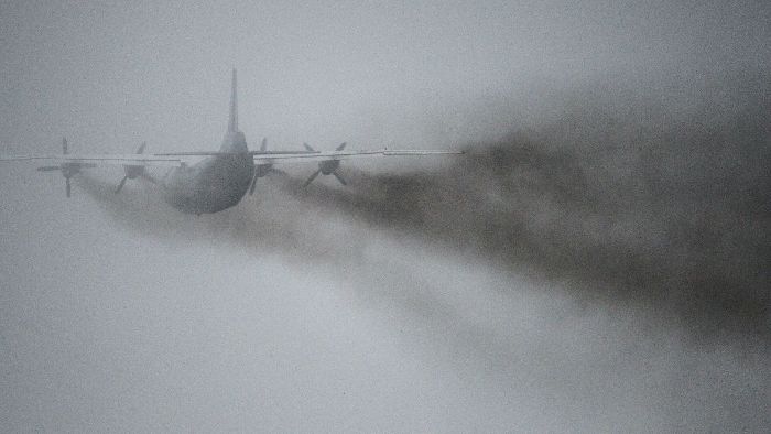  Un aereo An-12 in fase di decollo dall’aeroporto di Novosibirsk. © Sputnik.