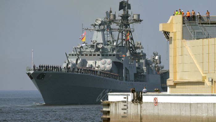 Nave antisommergibile Vitseadmiral Kulakov. © Sputnik. Alexander Galperin.