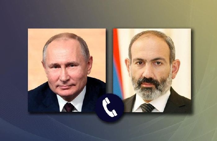 Telefonata tra il presidente russo Vladimir Putin e il primo ministro della Repubblica di Armenia Nikol Pashinyan.