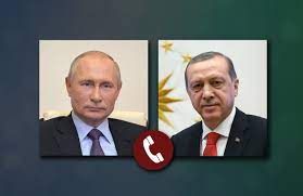 Conversazione telefonica tra Vladimir Putin e Recep Tayyip Erdogan.