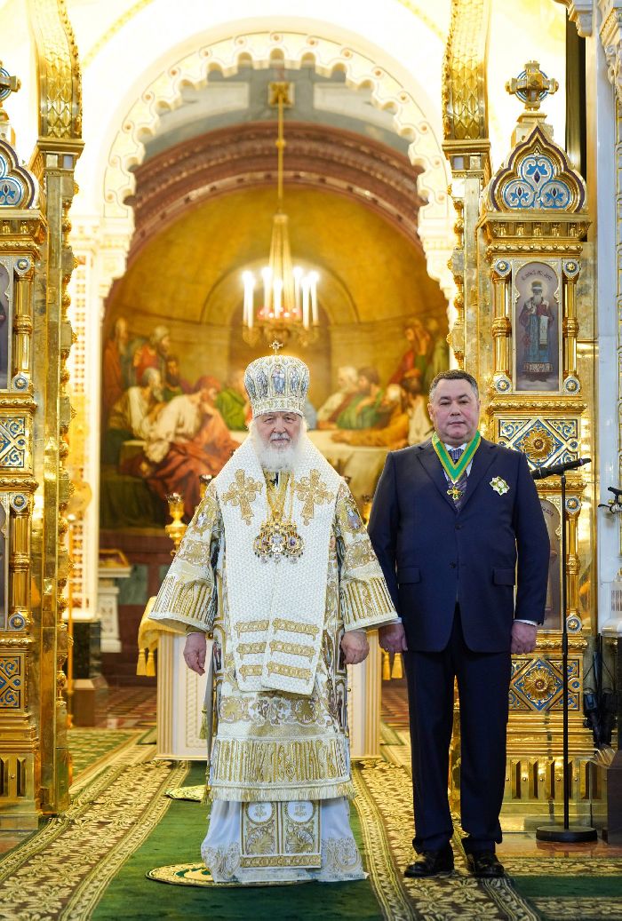 Mosca - Servizio patriarcale nella domenica del Trionfo dell'Ortodossia nella Cattedrale di Cristo Salvatore. Foto di Oleg Varov.