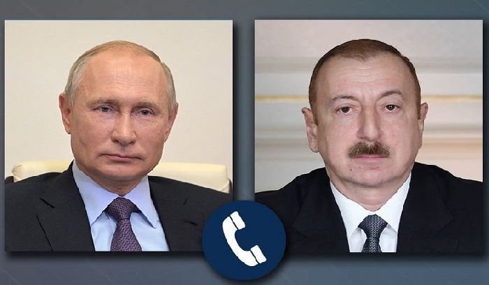 Mosca - Conversazione telefonica tra Vladimir Putin e il presidente della Repubblica dell'Azerbaigian Ilham Aliyev.