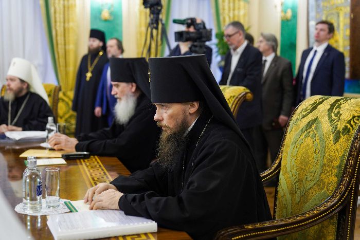 Mosca – Riunione del Santo Sinodo della Chiesa ortodossa russa. Foto di Oleg Varov.