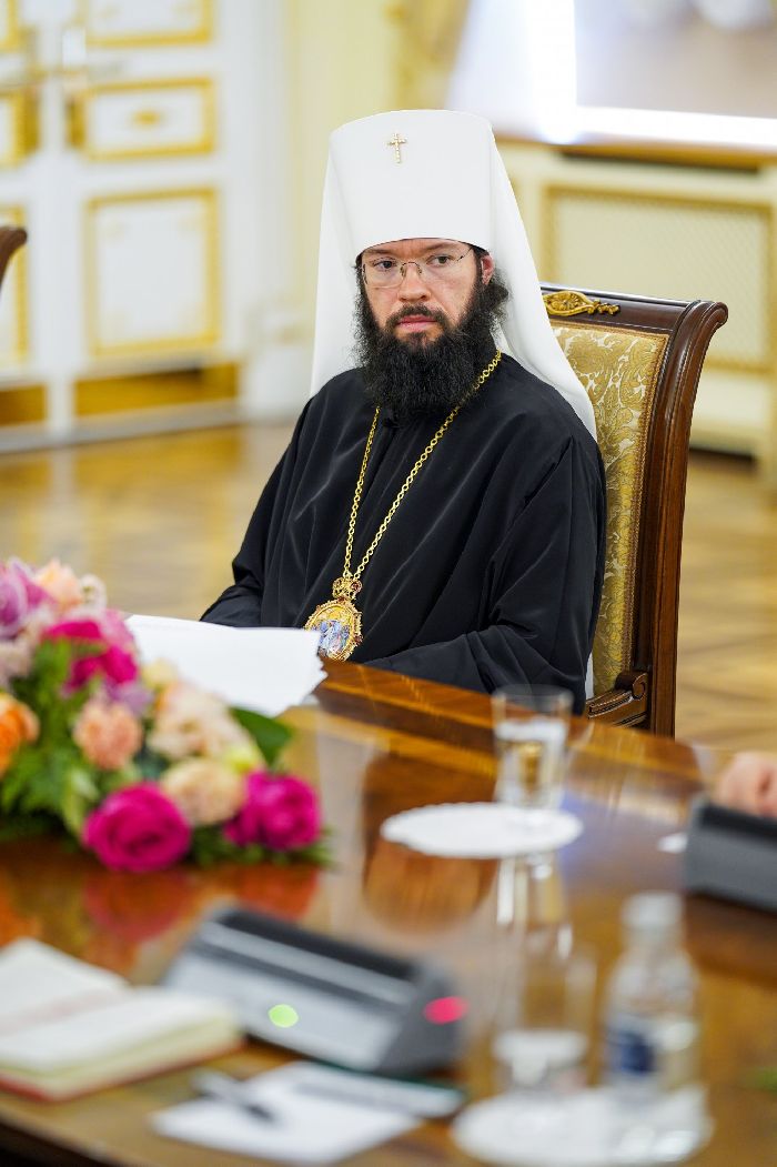 Mosca - Incontro di Sua Santità il Patriarca Kirill con una delegazione del Consiglio Ecumenico delle Chiese.