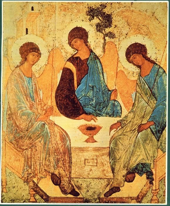 Icona della SS. Trinità di Andrej Rublev (Moskva, 1411)