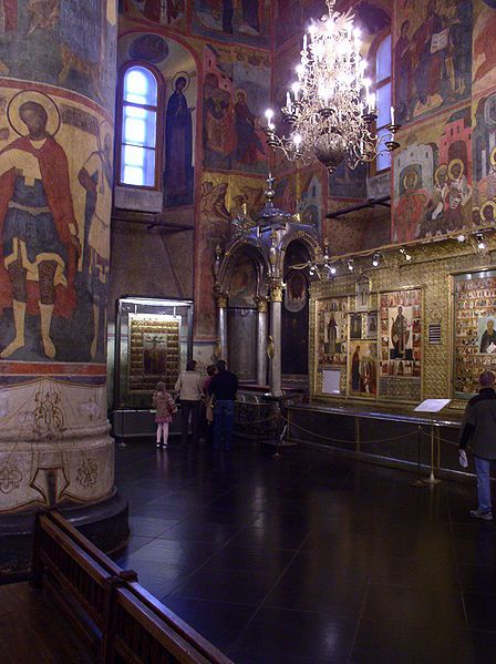 Mosca - Interno della Cattedrale della Dormizione
