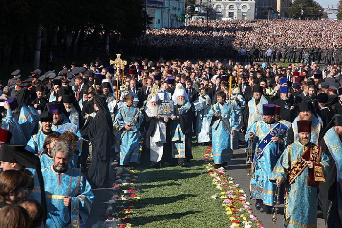 Kursk - L'arrivo dell'Icona della Madre di Dio del Segno