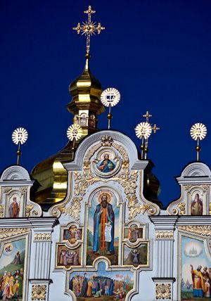 Kiev - Particolare della Cattedrale della Dormizione