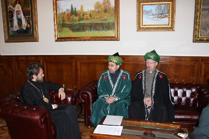 Il  metropolita Hilarion incontra il mufti Farid Salman