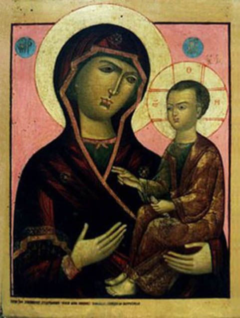 Icona Miracolosa della Madre di Dio di Vydropuzhsk - Tver (Russia). Chiesa di San Giorgio il Vittorioso. Si festeggia il 28 luglio.