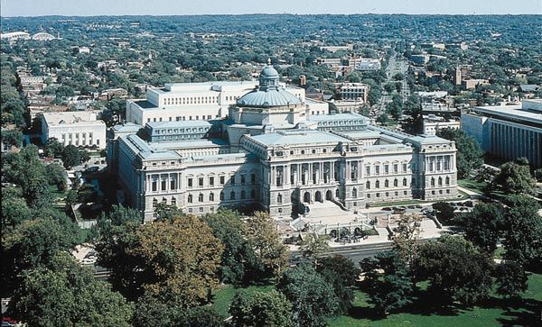 Washington DC - Biblioteca del Congresso. Palazzo Thomas Jefferson.