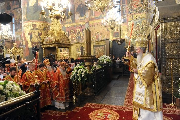 Mosca - Cattedrale della Dormizione. Teofilo III nel giorno dei Santi Cirillo e Metodio