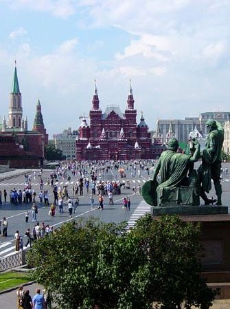 Piazza Rossa di Mosca e di tutta la Russia.