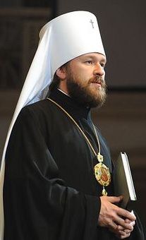 Il presidente del Dipartimento per le relazioni ecclesiastiche esterne del Patriarcato di Mosca, metropolita Hilarion di Volokolamsk