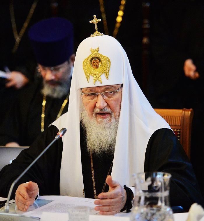 Istanbul - Il Patriarca Kirill con i rappresentanti della diaspora russa