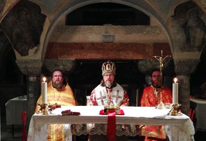 L'arcivescovo Mark di Egor'evsk ricorda il santo patrono ed evangelista Marco