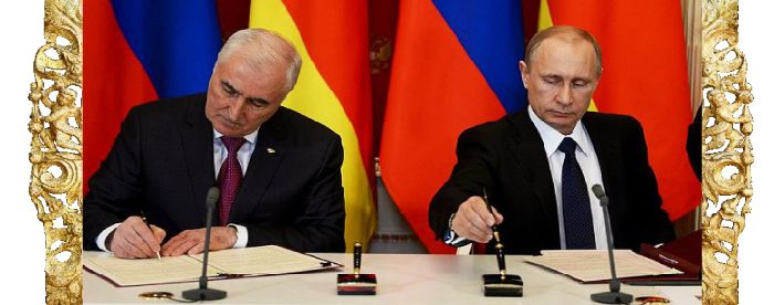 Mosca - Firma del Trattato nel 25° anniversario della Repubblica osseta