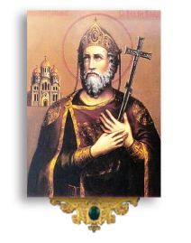 Icona di san Vladimir, fondatore della Santa Rus'