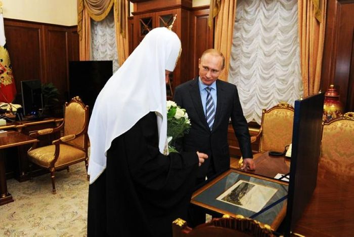 Mosca - Gli auguri del Presidente Putin al Primate della Chiesa ortodossa russa