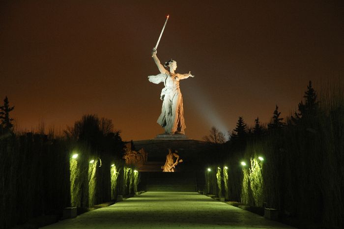 Volgograd - Mamaev Kurgan. Monumento «La Madrepatria chiama!»