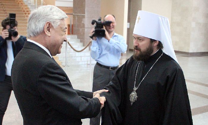 Kazan' - Incontro con il presidente del Consiglio di Stato del Tatarstan