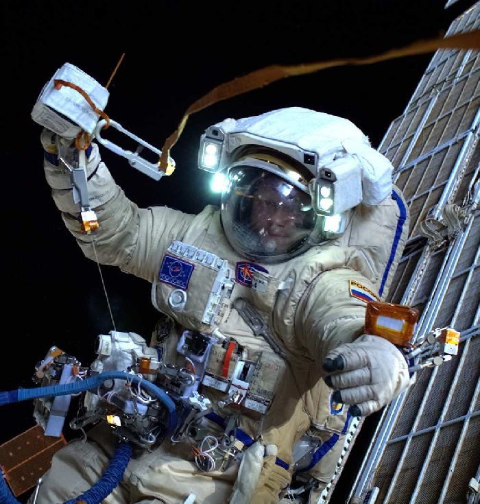 L'astronauta Gennadij Padalka 