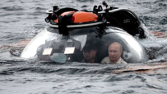  Sebastopoli - Vladimir Putin partecipa alla spedizione nei fondali del Mar Nero