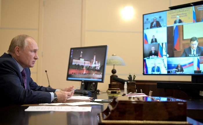 Novo Ogaryovo – Incontro sullo sviluppo del settore energetico (in videoconferenza).