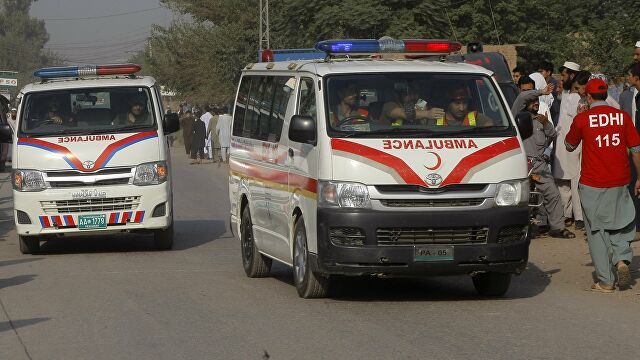 Ambulanze con la mezzaluna. © AP Photo / Mohammad Sajjad. Da: it.sputniknews.com.
