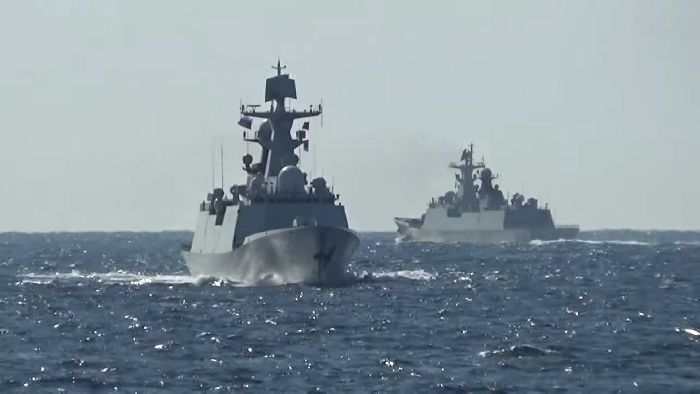Navi militari di Russia e Cina. © Reuters.  Da: it.sputniknews.com. 
