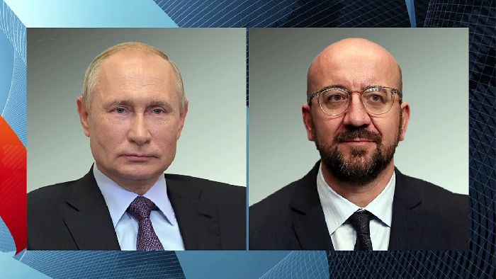 Conversazione telefonica tra il presidente russo Vladimir Putin e il presidente del Consiglio europeo Charles Michel.