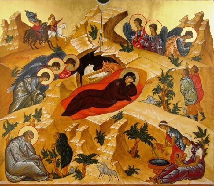 Icona della Natività di Cristo.