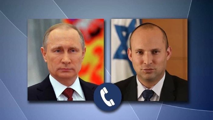 Conversazione telefonica tra il presidente russo Vladimir Putin e il primo ministro israeliano Naftali Bennett.