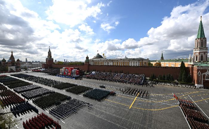 Mosca - Parata militare in occasione del 77° anniversario della Vittoria nella Grande Guerra Patriottica. Foto: RIA Novosti.
