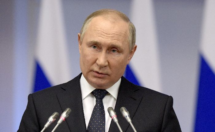 Il presidente russo Vladimir Putin. 