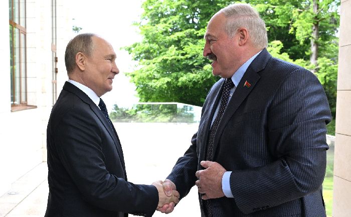Sochi – Putin incontra il presidente della Bielorussia Alexander Lukashenko. Foto: RIA Novosti.