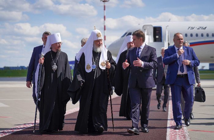  Visita patriarcale nella Repubblica di Bielorussia. Arrivo a Minsk.