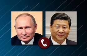 Colloquio telefonico tra Vladimir e Xi Jinping.