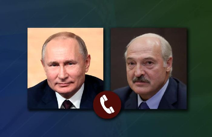 Conversazione telefonica tra il presidente Vladimir Putin e il suo omologo della Repubblica di Bielorussia Alexander Lukashenko.
