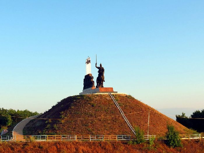 Monumento al principe Igor a Stanytsia Luganska.