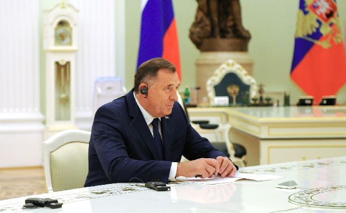 Mosca – Il membro serbo del Presidium della Bosnia ed Erzegovina Milorad Dodik.