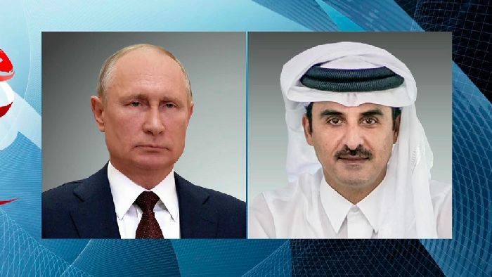 Conversazione telefonica tra il presidente russo Vladimir Putin e l'emiro dello Stato del Qatar Tamim bin Hamad Al Thani.