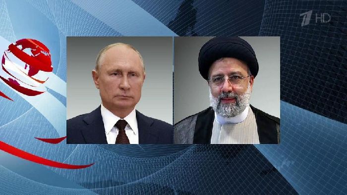 Conversazione telefonica tra il presidente russo Vladimir Putin e il presidente della Repubblica islamica dell'Iran Ebrahim Raisi.